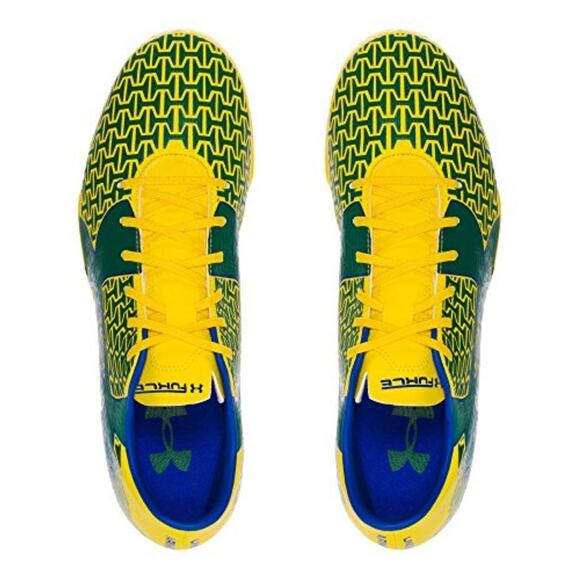 Under Armour UA CF Force 2.0 FG Yellow/Green 1264202-709 Men\'s Soccer Cleats 11 main image 4